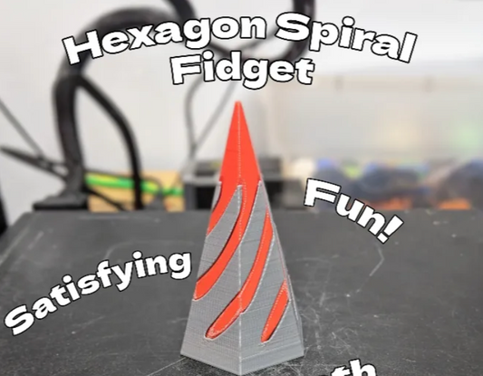 hexagon spiral fidget